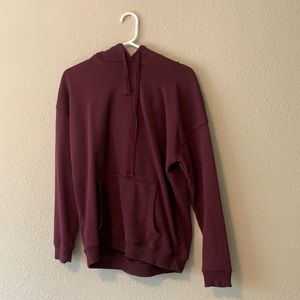 A maroon nice sweatshirt